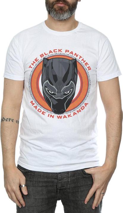 Produktbild Black Panther Made in Wakanda Rotes TShirt (M)