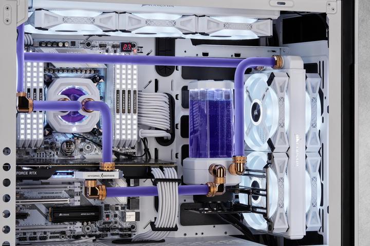 Image du produit Corsair CX-9059005-WW Computer Cooling Component Universal Coolant Tube 3 Piece(s) Transparent (1 m, Matières plastiques)