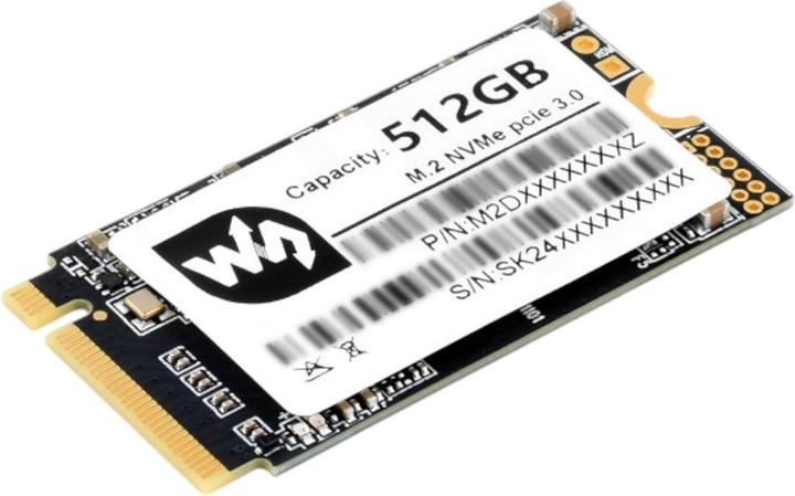 Immagine prodotto WaveShare 512GB SSD M.2 NVME 2242 Speicher (512 GB, M.2 2242)