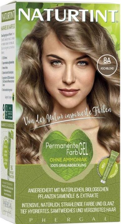 Naturtint Permanentes Haarfarbegel 8A Aschblond ohne Ammoniak (8A Aschblond ohne Ammoniak)