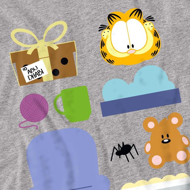 Actual product image Garfield Unisex Adult Gift Set T-Shirt (S)