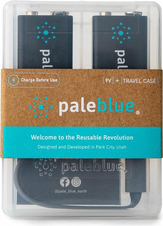 Immagine prodotto Pale Blue PB-9V (2 pz., 9V Block, 500 mAh)