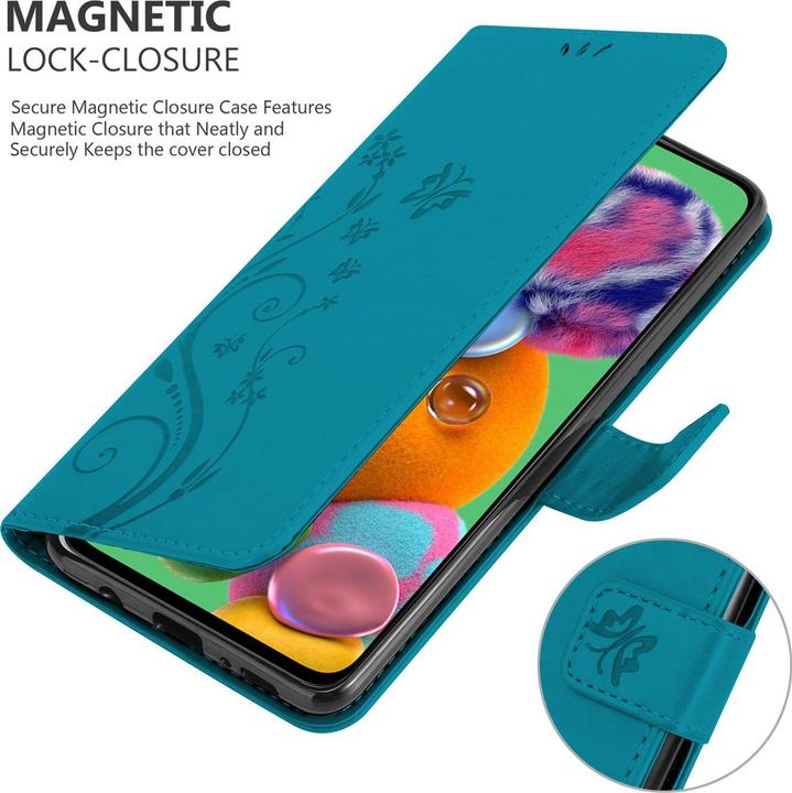 Actual product image Cadorabo Flower Book Cover (Samsung Galaxy A90 5G)