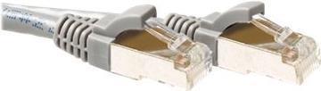 Produktbild Grey 20 meter SFTP CAT6A patch cable snagless with RJ45 connectors. Cat6a s/ftp snagless gy 20.00m (S/FTP, CAT6a, 20 m)