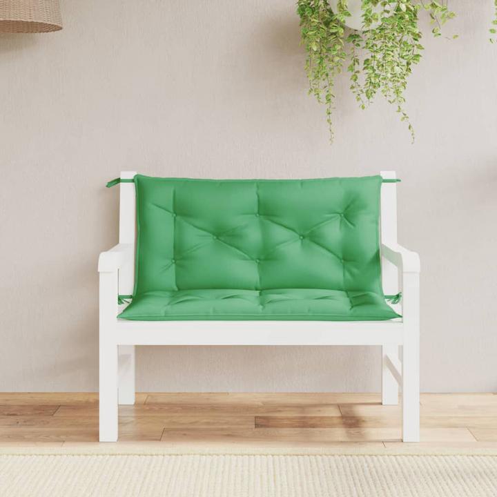 Image du produit VidaXL Coussins de banc de jardin 2 pcs. O x tissu ford (100 x 50 x 7 cm)