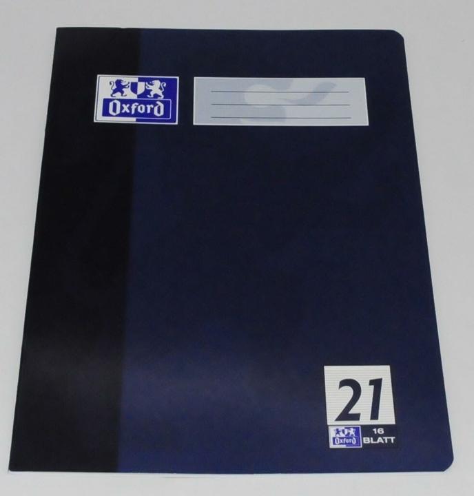 Image du produit Oxford Schulheft (A4, À rayures, Couverture rigide)