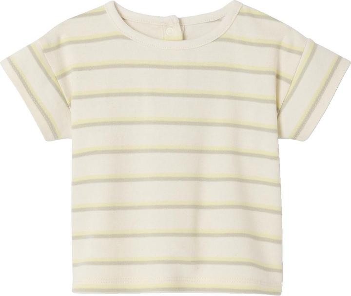 Vertbaudet Baby-Set: Gestreiftes T-Shirt & Latzhose (86)