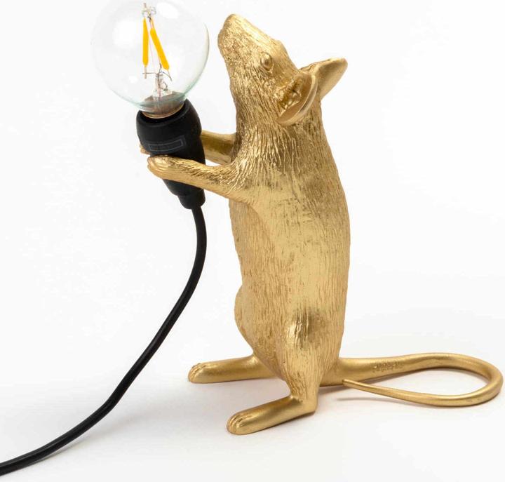 Produktbild Seletti Mouse Lamp Gold Usb Led Tischleuchte (E14)