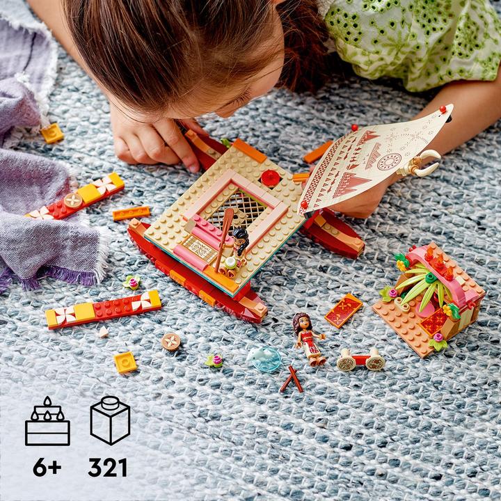 Actual product image LEGO 43210 Vaiana's Catamaran (43210, LEGO Disney)