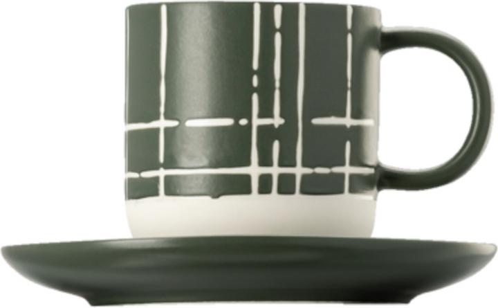 Immagine prodotto Thomas Tazza da espresso scura a scacchi FUN 2 pezzi (1 x)