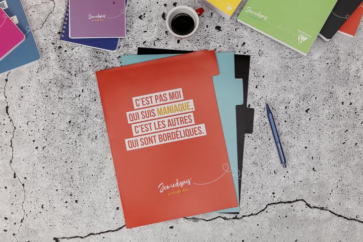 Produktbild Clairefontaine Jemedisais Set Registermappen (22 x 31 cm, 1 x)