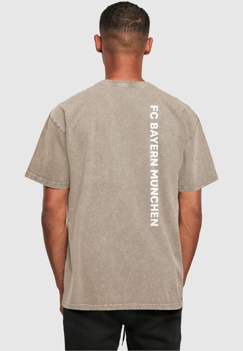 Produktbild FC Bayern München Mia San Mia Logo Acid Washed Heavy Oversize Tee - 116665 (XS)