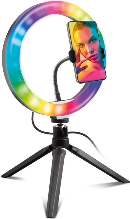 Immagine prodotto SBS Anello luminoso multicolore con treppiede (Anello di luce)
