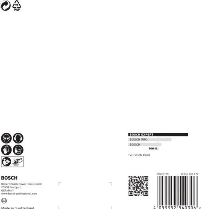 Productafbeelding Bosch Professional Zubehör Expert M480 Schuurnet voor vlakschuurmachine, 150 mm, G 150, 5 stuks (150)