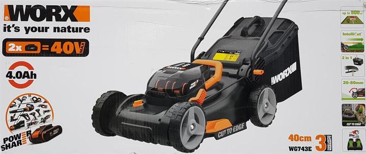 Actual product image Worx WG743E (Rechargeable battery operated)