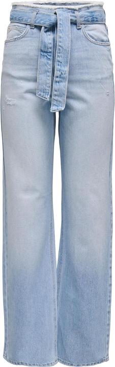 Only ONLMADDIE Hohe Taille Weiter Beinschnitt Jeans Straight-Fit jeans