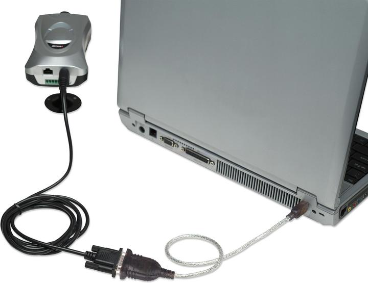 Produktbild Manhattan Schnittstellenkabel Adapter USB auf Seriell (USB)