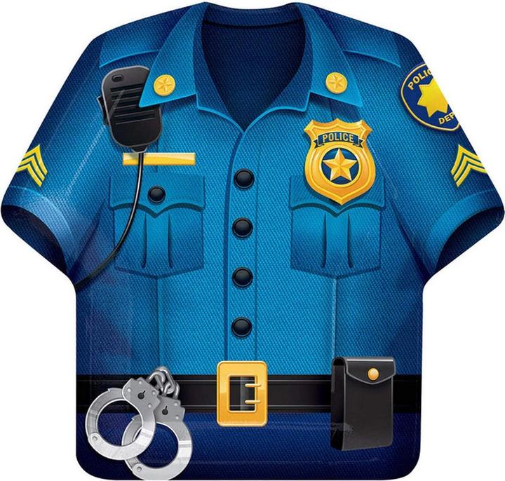 Immagine prodotto Creative Party Piatto party con camicia della polizia (confezione da 8)