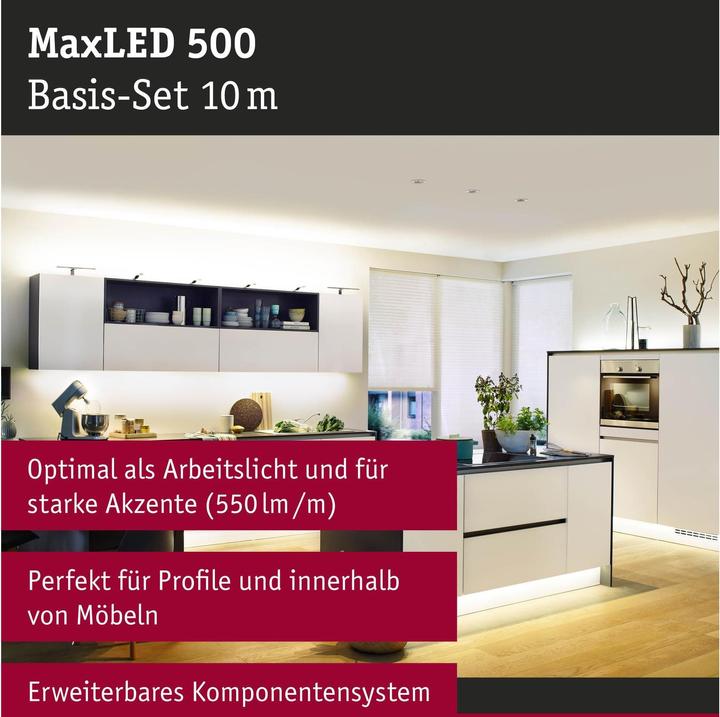 Actual product image Paulmann MaxLED 500 Stripe Set (Warm white, 1000 cm, Indoor)