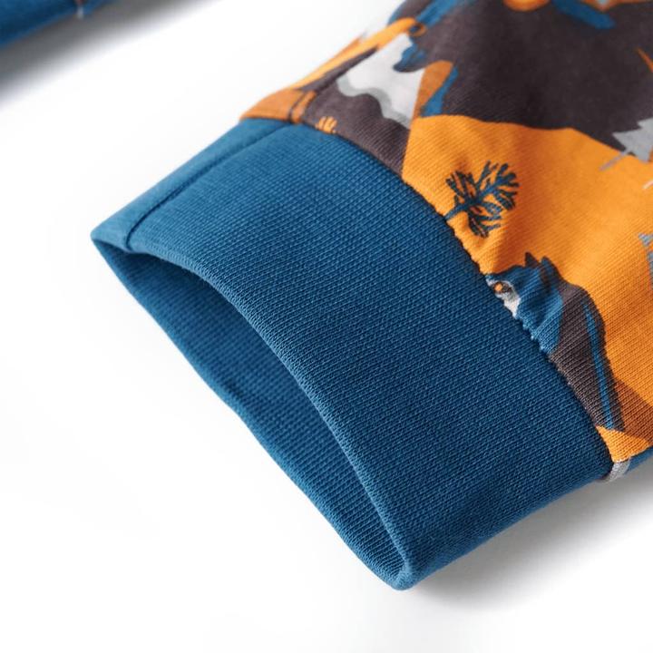 Image du produit VidaXL Pyjama enfant manches longues Cognac 140,Matière : 100 (140)