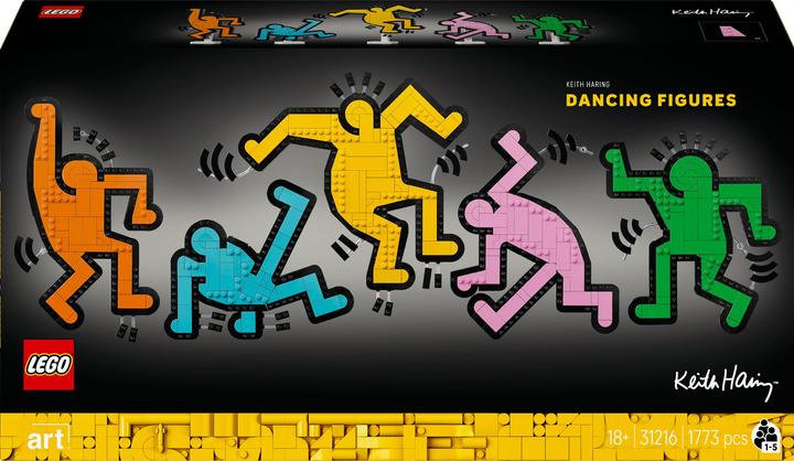 LEGO Keith Haring - Dancing figures (LEGO Art)