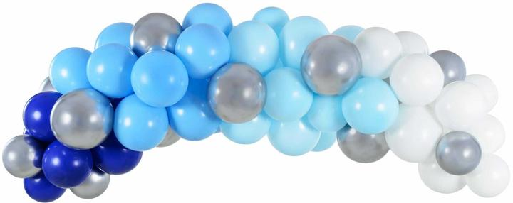 Weiss, Bunt, Hellblau, Dunkelblau