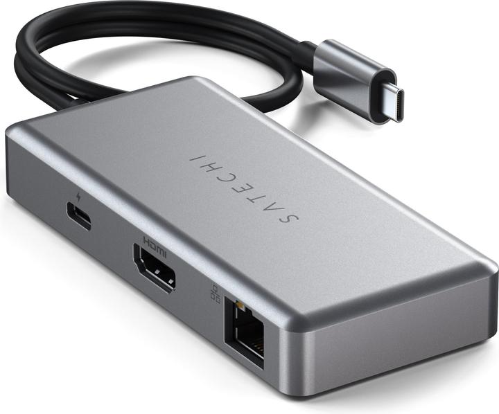 Immagine prodotto Satechi USB- Hub multiporta C Alu per Chromebook (USB-C, 7 Porti)