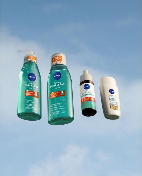 Actual product image NIVEA Derma Skin Clear Facial Toner (Tonic water, 200 ml)