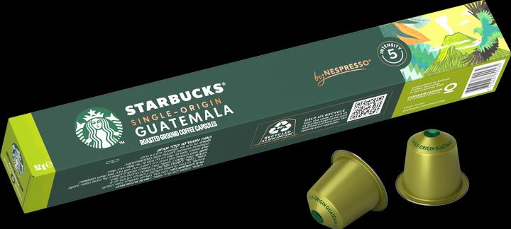 Actual product image Starbucks Single-Origin Guatemala by Nespresso Blonde Roast coffee (10 x Port.)