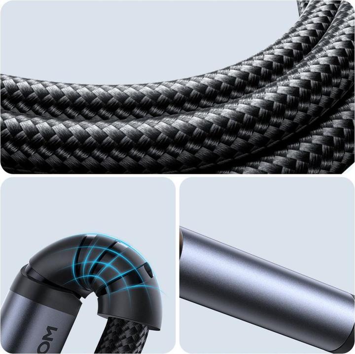 Productafbeelding Joyroom USB-C naar 3,5 mm AUX-kabel, 1,2 m - Zwart (1.20 m, 3,5 mm aansluiting (AUX))
