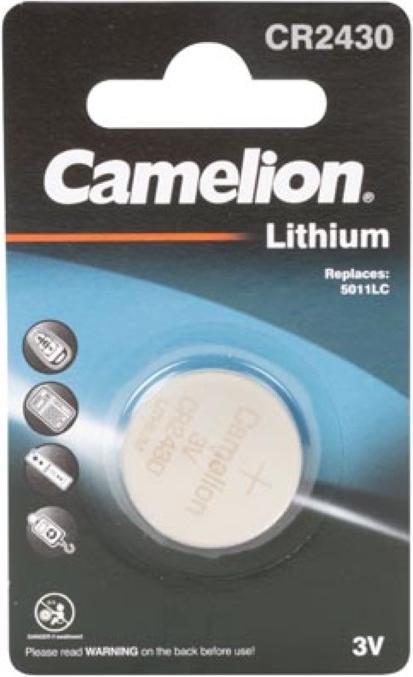 Immagine prodotto Pilha LITIO 2430 V - 3,0 mAh 280 (1 pezzo / blister) (1 pz., CR2430, 280 mAh)