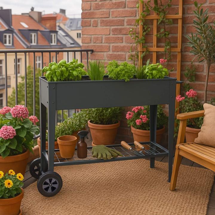 Produktbild Arebos Hochbeet mit Rädern
