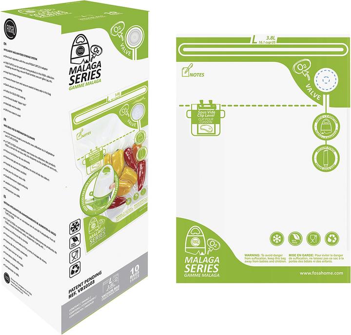 Image du produit Fosa Sac sous vide 'Malaga' Gr. L