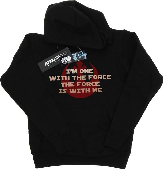 Immagine prodotto Star Wars Rogue One I'm One With The Force Red Felpa con Cappuccio Donna (L)