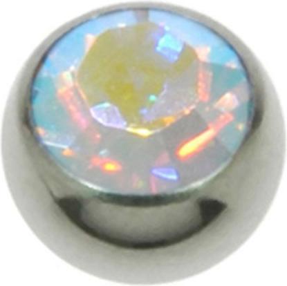 Immagine prodotto Bijouteria Chiusura piercing (Cristallo premium, Acciaio chirurgico 316L)