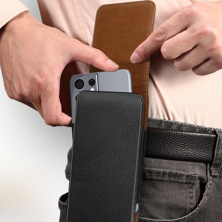 Image du produit Avizar Business, sacoche en similicuir Series (Smartphones jusqu'à 6 pouces)