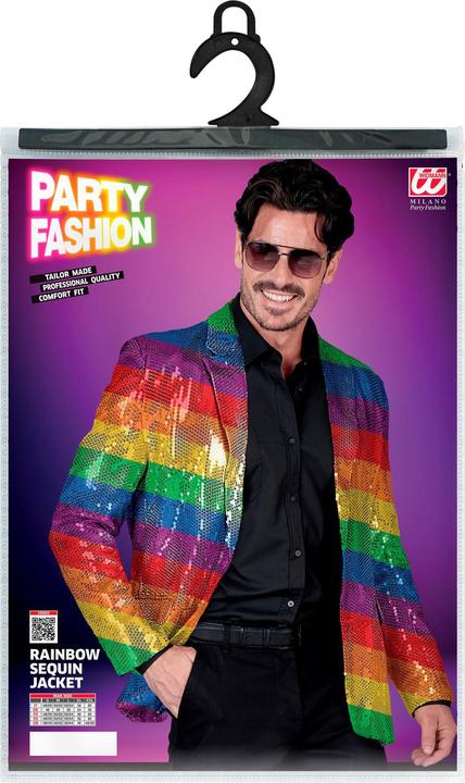 Produktbild Widmann Pailletten Jackett in Regenbogen Muster (XXL)