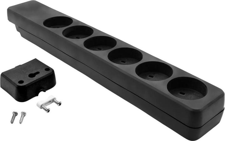 ProXtend Danish IT Power Strip 6-way Noir (6 x, CEE 7/3)