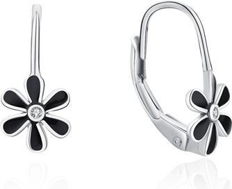 Moiss Delicate silver earrings Flowers E0000156 (L)