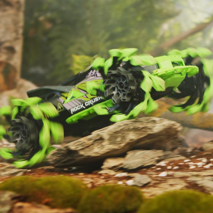 Image du produit Nikko RC 19069 Rock CrushR, voiture RC télécommandée, véhicule tout-terrain jusqu'à 14 km/h, arrêt