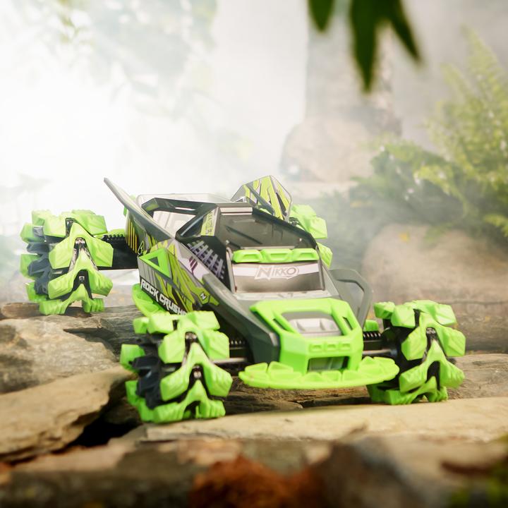 Image du produit Nikko RC 19069 Rock CrushR, voiture RC télécommandée, véhicule tout-terrain jusqu'à 14 km/h, arrêt