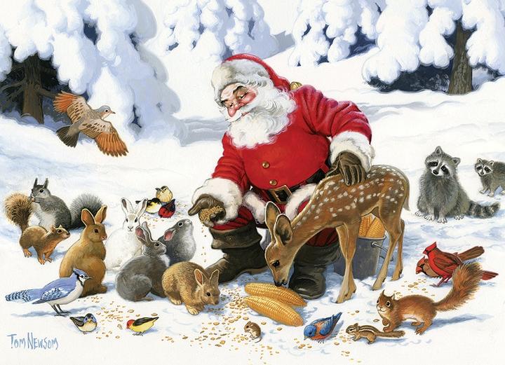 Actual product image Cobble Hill Puzzle 350 pieces XXL Pieces - Family - Santa Claus and Friends (350 pieces)