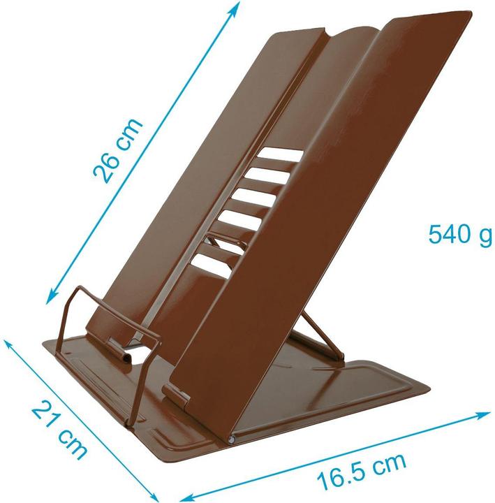 Actual product image Intirilife Reading stand Height-adjustable book stand for school office desk