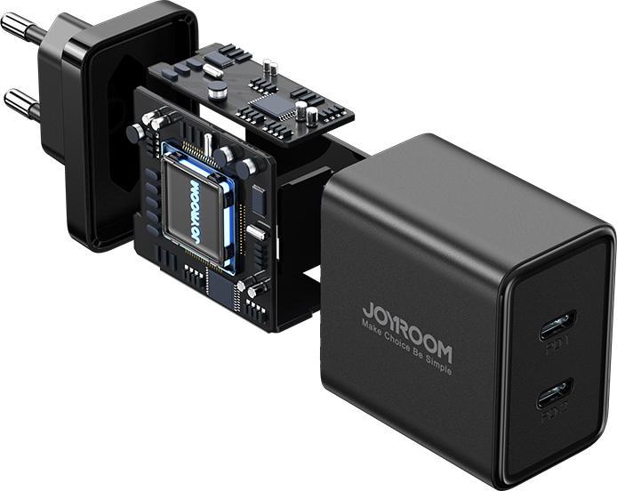 Image du produit Joyroom JR-TCF09 chargeur rapide 2x USB-C 40W - noir (40 W)