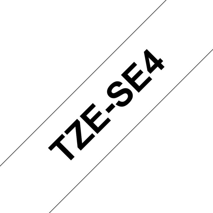 Produktbild Brother TZe-SE4 (1.80 cm, Schwarz, Weiss)