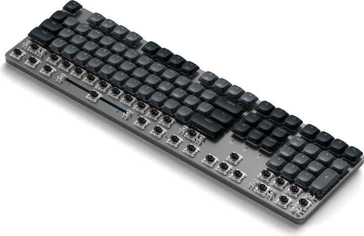 Actual product image Satechi SM3 Slim Mechanical Backlit BT Keyboard Dark German (DE, Wireless)