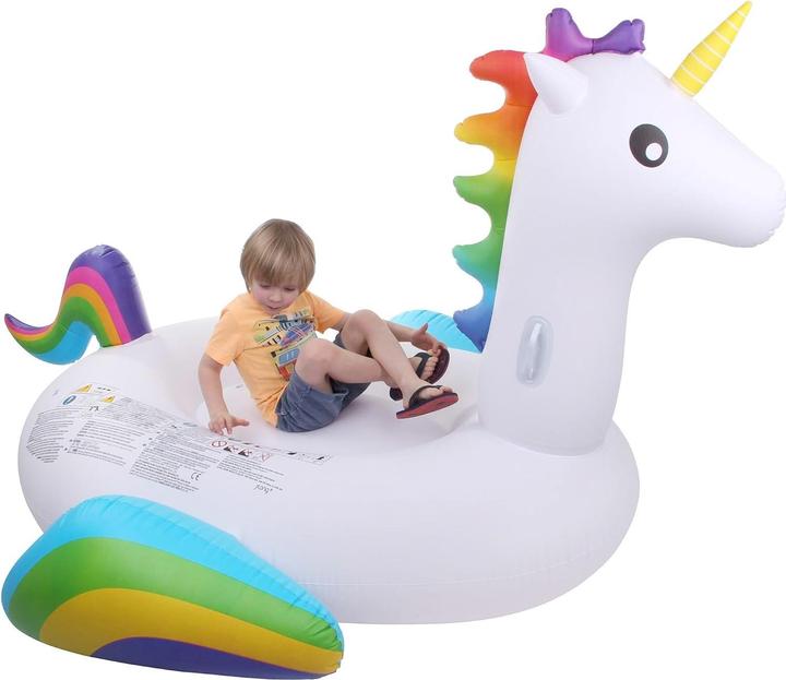 Actual product image Jilong INFLATABLE UNICORN GIANT 218X160X120CM 37428