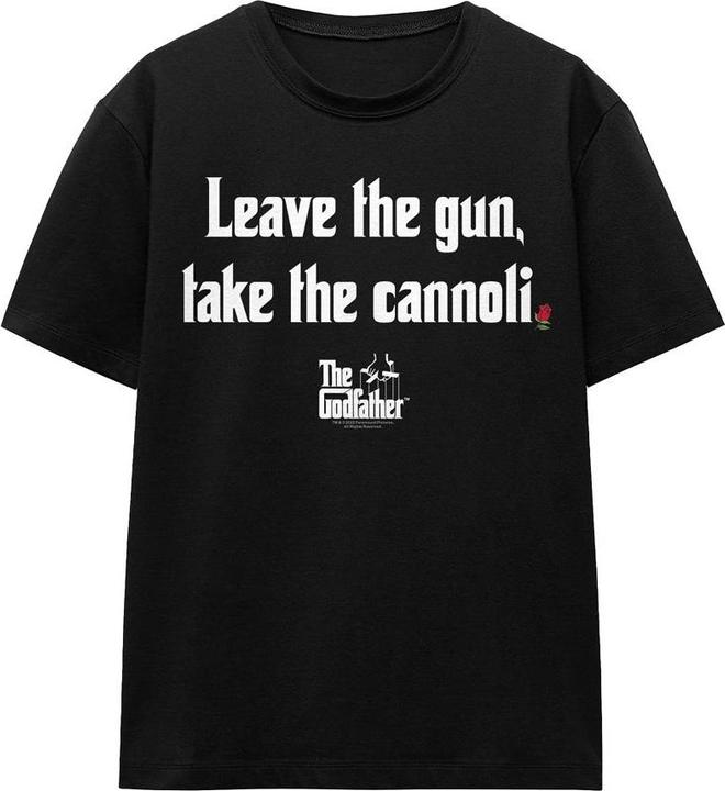 Immagine prodotto The Godfather Gun Cannoli Maglietta Adulto Unisex (XL)
