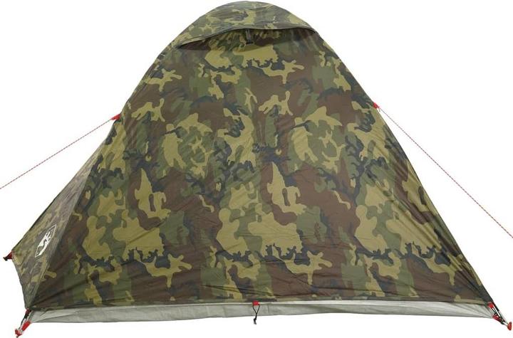 Immagine prodotto VidaXL Tenda da campeggio a cupola per 3 persone con motivo mimetico impermeabile (Tenda a cupola, 2.90 kg, 3 persone)
