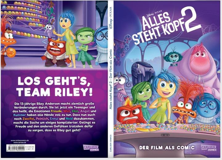 Immagine prodotto Disney Filmcomics 6: Alles steht Kopf 2 (Tedesco, Walt Disney, 2025)
